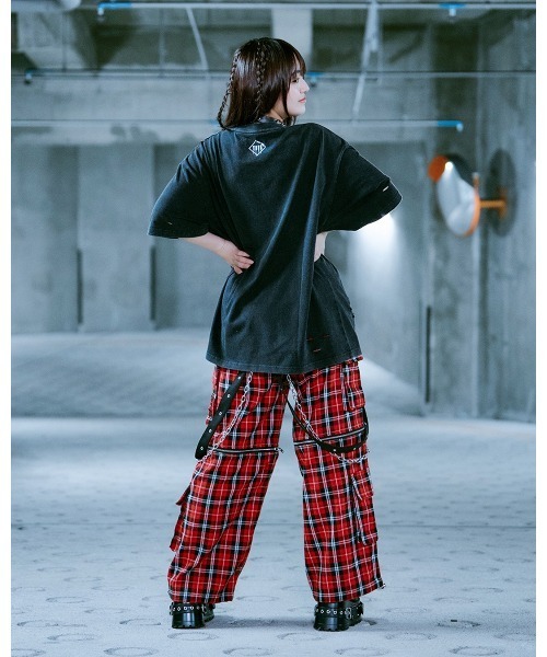 TRAVAS TOKYO/トラバス トーキョー』イラストプリント加工T