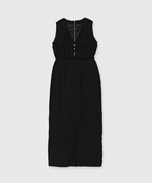 ゴエもん様オーダー セール】LAYERED SLIT PANEL DRESS/レイヤードスリットパネル