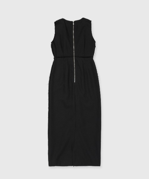 セール】LAYERED SLIT PANEL DRESS/レイヤードスリットパネル