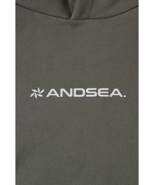 WIND AND SEA（ウィンダンシー）の「Piping Hooded Sweatshirt（パーカー・メンズ・チャコールグレー/アッシュグレー/ブラック・SMALL/MEDIUM/LARGE/X-LARGE）」の7枚目の写真