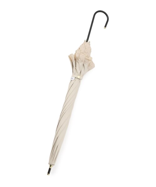 SHOO・LA・RUE（シューラルー）の「【長傘/晴雨兼用】【Wpc．】遮光フリルクラシック ロング（長傘・レディース・パープル/ライトベージュ/ブラック・00）」の5枚目の写真