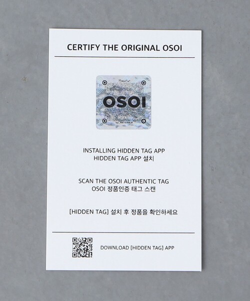 OSOI（オソイ）の「＜OSOI＞SLIDE BROT バッグ（ショルダーバッグ・レディース・オフホワイト/ブラック・FREE）」の18枚目の写真