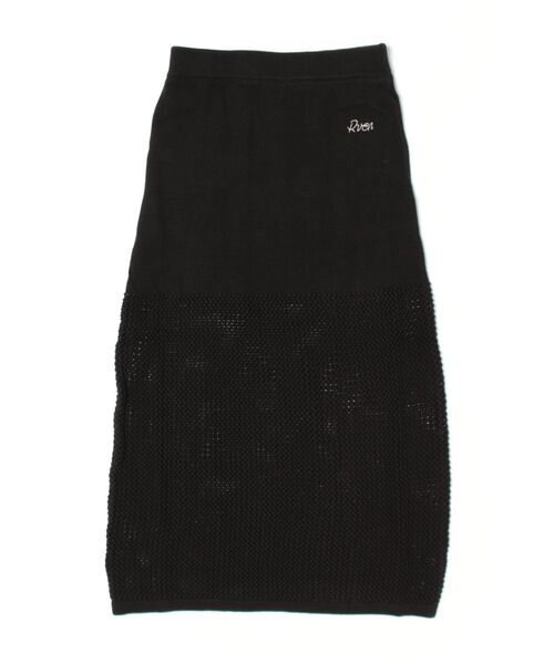 RVCA(ルーカ)の「RVCA/ルーカ スカート マキシ丈 ワンポイントロゴ BF04C-852(スカート・レディース・アイボリー/ブラック/スカイブルー・S/M)」の16枚目の写真