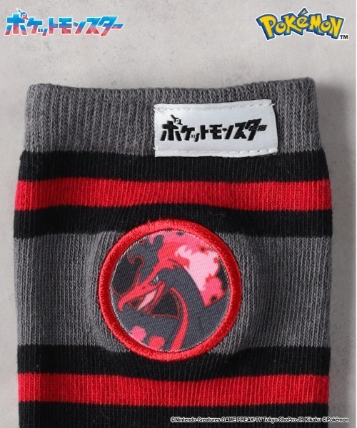Right-on（ライトオン）の「【POKEMON】六英雄の黒いガラルファイヤーソックス（ソックス/靴下・キッズ・ブラック・フリー）」の3枚目の写真