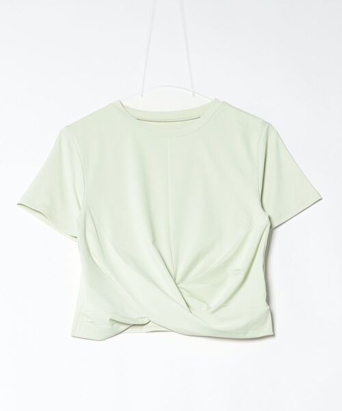 NERGY(ナージー)の「ナージージャパン NERGY ALPENクロップドTシャツ_(Tシャツ/カットソー・レディース・オリーブ/ベージュ/チャコールグレー・L/M)」の3枚目の写真