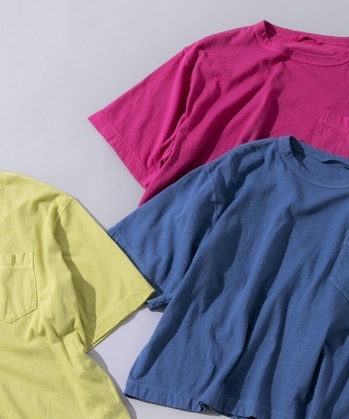 セール】◇【WEB・一部店舗限定】ラフィ天竺製品染めTシャツ（T