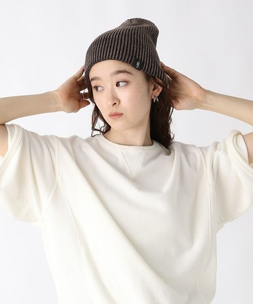 JEANASIS（ジーナシス）の「ウォッシュドニットビーニー/494602（ニットキャップ/ビーニー・レディース・ベージュ/ブラック/ブラウン系その他・FREE）」の10枚目の写真