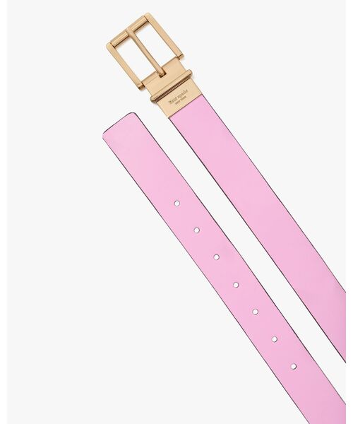 kate spade new york(ケイトスペード ニューヨーク)の「リバーシブル レザー ベルト(ベルト・レディース・ピンク・SMALL)」の3枚目の写真