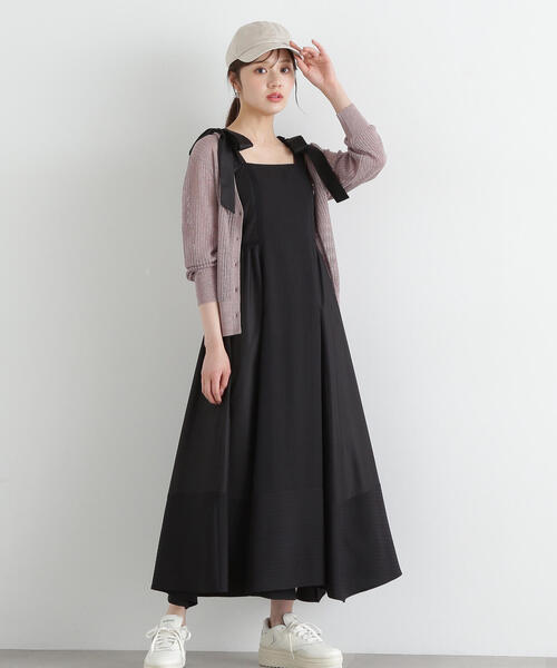 PROPORTION BODY DRESSING（プロポーションボディドレッシング）の「ハンカチーフワンピース / 1215140502（ワンピース・レディース・ブラック/ホワイト・SMALL/MEDIUM）」の6枚目の写真