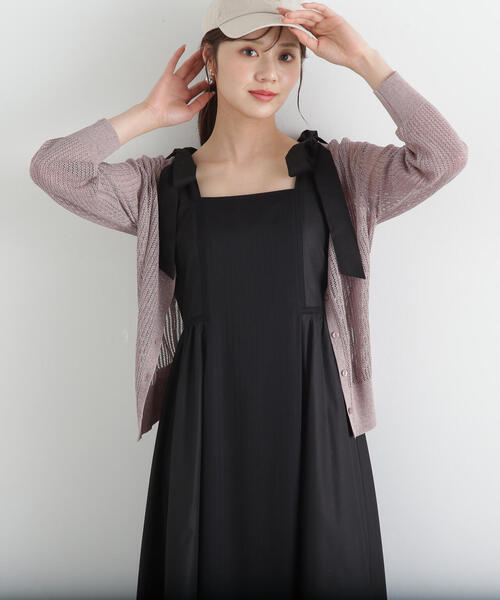 PROPORTION BODY DRESSING（プロポーションボディドレッシング）の「ハンカチーフワンピース / 1215140502（ワンピース・レディース・ブラック/ホワイト・SMALL/MEDIUM）」の7枚目の写真