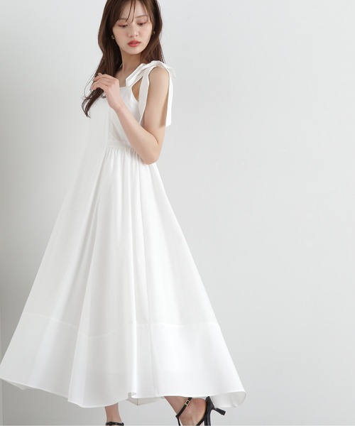 PROPORTION BODY DRESSING（プロポーションボディドレッシング）の「ハンカチーフワンピース / 1215140502（ワンピース・レディース・ブラック/ホワイト・SMALL/MEDIUM）」の2枚目の写真