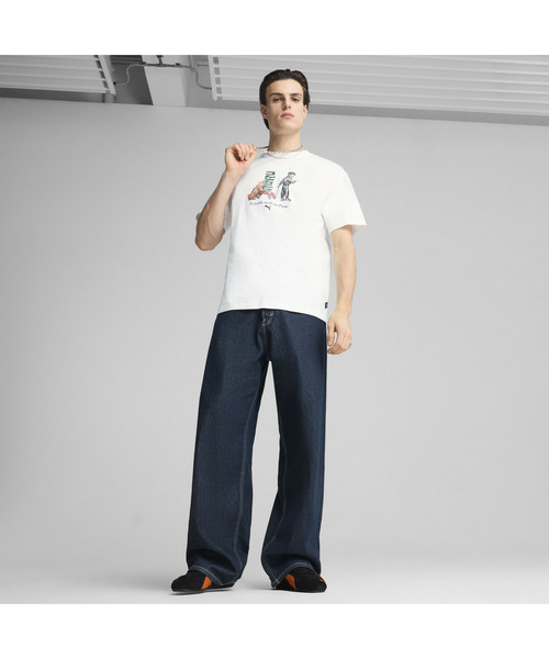 PUMA(プーマ)の「PUMA プーマ メンズ グラフィックス プーマ ボーイ 半袖 Tシャツ(Tシャツ/カットソー・メンズ・ホワイト/ライトグレー・X-LARGE/SMALL/X-SMALL/MEDIUM/LARGE)」の10枚目の写真