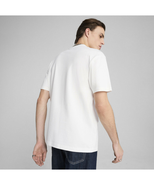 PUMA(プーマ)の「PUMA プーマ メンズ グラフィックス プーマ ボーイ 半袖 Tシャツ(Tシャツ/カットソー・メンズ・ホワイト/ライトグレー・X-LARGE/SMALL/X-SMALL/MEDIUM/LARGE)」の11枚目の写真