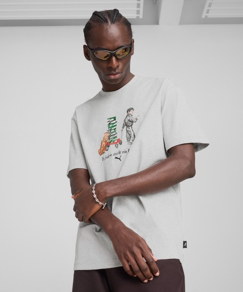 PUMA プーマ メンズ グラフィックス プーマ ボーイ 半袖 Tシャツ