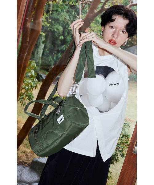 OMMO（オーエムエムオー）の「2WAY CIRCLE BOSTON BAG（トートバッグ・レディース・カーキ/ブラック/ホワイト・FREE）」の7枚目の写真