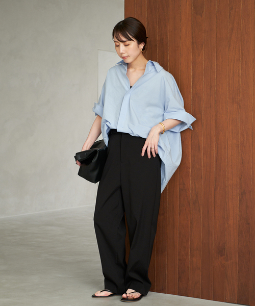 もみじ様　plage パンツ Border Hemla Gather Pants | Pasand by ne Quittez pas