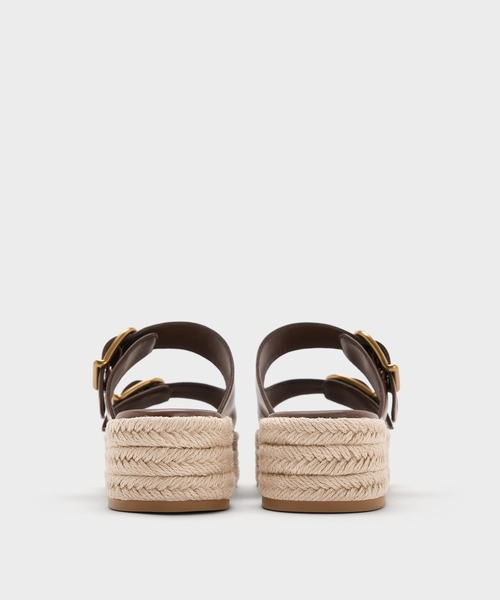 即戦力☆【Cole Haan】エスパドリーユ フラットフォームサンダル エスパドリーユ フラットフォームサンダル（サンダル）｜CHARLES