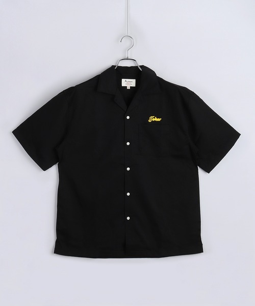 WESTSEA(ウエストシー)の「バック刺繍 半袖ボーリングシャツ(パイソン/ウルフ/カード/車/ビール/蛇薔薇)(シャツ/ブラウス・メンズ・ブラウン/ブラック/グリーン/ブラック系その他/テラコッタ/ブラック系その他4/グリーン系その他/イエロー/ブラック系その他2/ブラック系その他3/ブラック系その他5/オフホワイト・L/M)」の21枚目の写真
