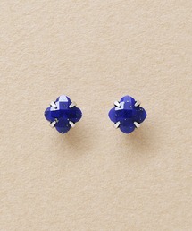 Solo Pierce】[ セカンドピアス]Ptブルーダイヤモンドハーフピアス