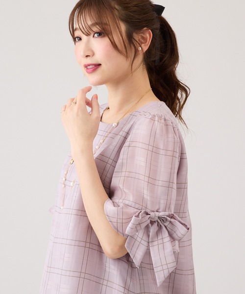 Rose Tiara（ローズティアラ）の「フリル×リボンブラウス
