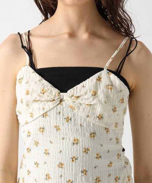 FOREVER 21(フォーエバー トゥエンティーワン)の「【2025SS】レトロフラワーキャミワンピース(ワンピース・レディース・ブラウン/ナチュラル・SMALL/MEDIUM)」の13枚目の写真