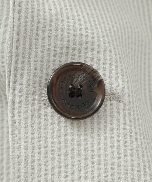 MACKINTOSH LONDON（マッキントッシュ ロンドン）の「【WEB・一部店舗限定】【BREASY JACKET】ポリエステルサッカーセットアップジャケット（テーラードジャケット・メンズ・ネイビー/グレー・38/40/36）」の11枚目の写真