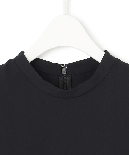 ブラウス シャツ BackSatinAmunzen シフォンコンビブラウス レディース BackSatinAmunzen シフォンコンビブラウス（シャツ/ブラウス