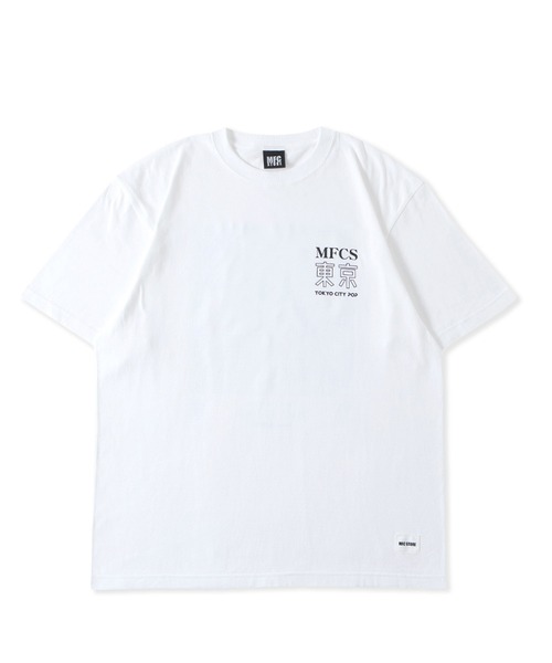 MFC STORE（エムエフシーストア）の「GOBOTEN x MFC STORE TOKYO S/S TEE（Tシャツ/カットソー・メンズ・ブラック/ホワイト・S/M/L/XL/XXL）」の5枚目の写真