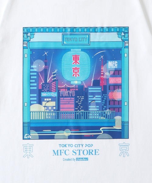 MFC STORE（エムエフシーストア）の「GOBOTEN x MFC STORE TOKYO S/S TEE（Tシャツ/カットソー・メンズ・ブラック/ホワイト・S/M/L/XL/XXL）」の8枚目の写真