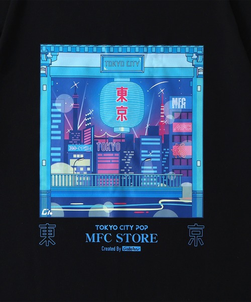 MFC STORE（エムエフシーストア）の「GOBOTEN x MFC STORE TOKYO S/S TEE（Tシャツ/カットソー・メンズ・ブラック/ホワイト・S/M/L/XL/XXL）」の13枚目の写真