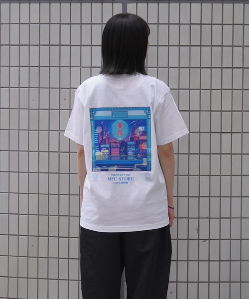 MFC STORE（エムエフシーストア）の「GOBOTEN x MFC STORE TOKYO S/S TEE（Tシャツ/カットソー・メンズ・ブラック/ホワイト・S/M/L/XL/XXL）」の16枚目の写真