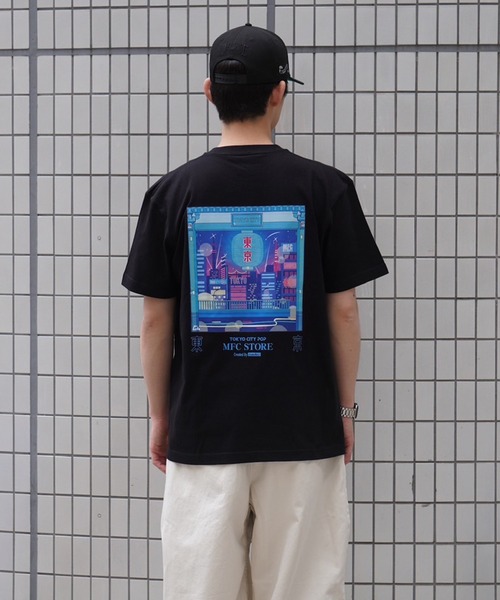 MFC STORE（エムエフシーストア）の「GOBOTEN x MFC STORE TOKYO S/S TEE（Tシャツ/カットソー・メンズ・ブラック/ホワイト・S/M/L/XL/XXL）」の18枚目の写真