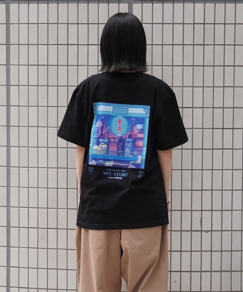 MFC STORE（エムエフシーストア）の「GOBOTEN x MFC STORE TOKYO S/S TEE（Tシャツ/カットソー・メンズ・ブラック/ホワイト・S/M/L/XL/XXL）」の20枚目の写真