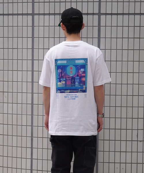 MFC STORE（エムエフシーストア）の「GOBOTEN x MFC STORE TOKYO S/S TEE（Tシャツ/カットソー・メンズ・ブラック/ホワイト・S/M/L/XL/XXL）」の22枚目の写真