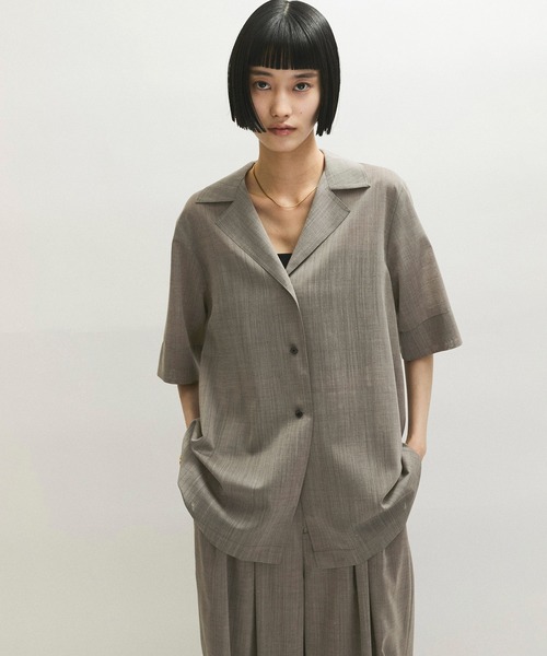 接触冷感】ライトシャツジャケット（シャツ/ブラウス）｜ADAM ET ROPE