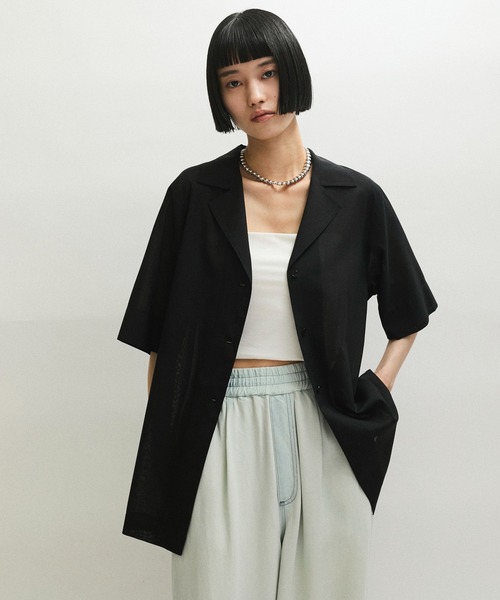 ADAM ET ROPE' ライトシャツブルゾン ADAM ET ROPE'｜【接触冷感】ライトシャツジャケット | Rakuten