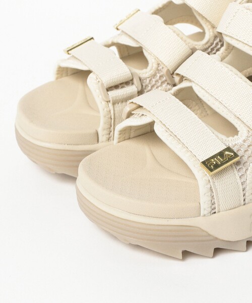 Ray BEAMS（レイビームス）の「【別注】FILA / DISRUPTOR SD PUFFY（サンダル・レディース・ブラック/ベージュ・23.0cm/25.0cm/24.0cm）」の8枚目の写真