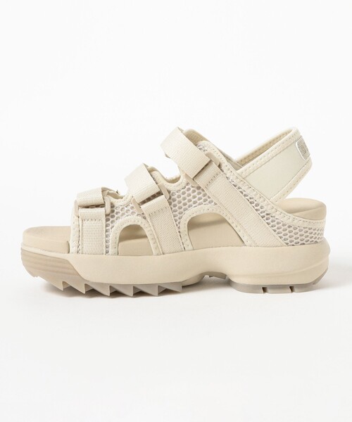 Ray BEAMS（レイビームス）の「【別注】FILA / DISRUPTOR SD PUFFY（サンダル・レディース・ブラック/ベージュ・23.0cm/25.0cm/24.0cm）」の9枚目の写真