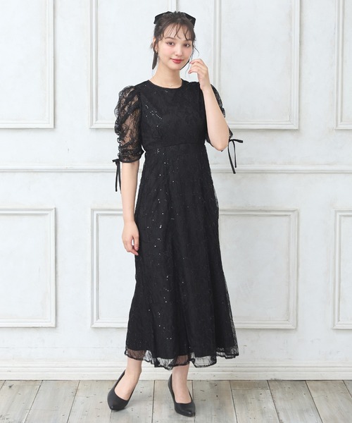 INGNI スパンコールレースワンピース INGNI｜スパンコールレースワンピース | Rakuten Fashion(楽天