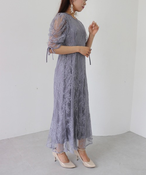 INGNI スパンコールレースワンピース INGNI｜スパンコールレースワンピース | Rakuten Fashion(楽天
