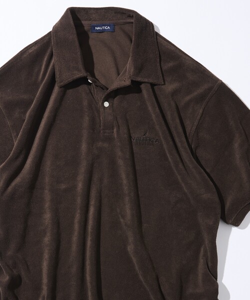 NAUTICA（ノーティカ）の「NAUTICA/ノーティカ ビックシルエット パイル ポロシャツ ボーダー柄（ポロシャツ・メンズ・ブラウン/ネイビー/その他13/ライトグレー・LARGE/X-LARGE/MEDIUM）」の16枚目の写真