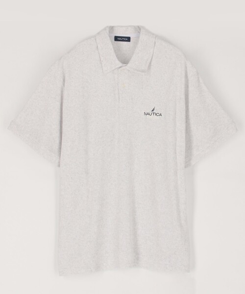 NAUTICA（ノーティカ）の「NAUTICA/ノーティカ ビックシルエット パイル ポロシャツ ボーダー柄（ポロシャツ・メンズ・ブラウン/ネイビー/その他13/ライトグレー・LARGE/X-LARGE/MEDIUM）」の18枚目の写真