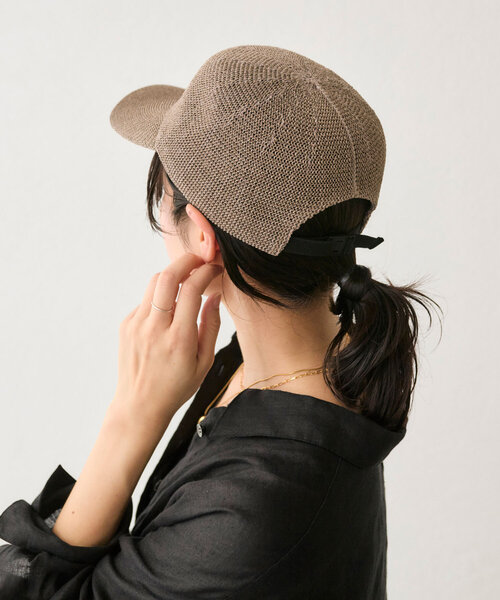 RIVE DROITE（リヴドロワ）の「【コーデのポイントに】メッシュキャップ（キャップ・レディース・グレー/ブラック・FREE）」の13枚目の写真