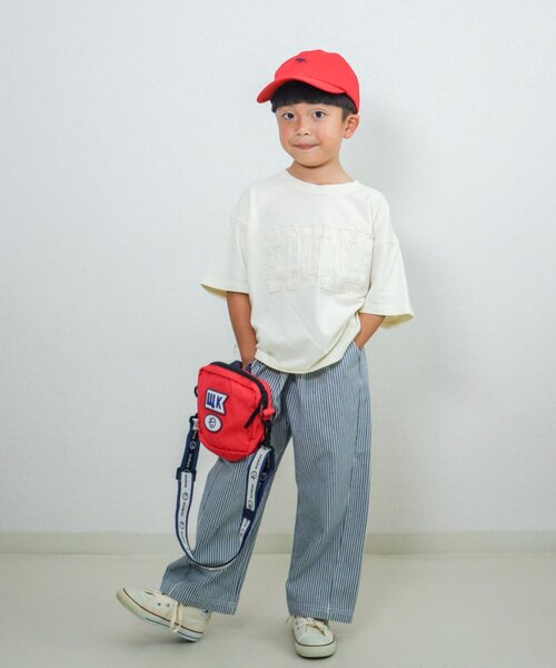 CIAOPANIC TYPY（チャオパニックティピー）の「【KIDS】紐付き風ワイドイージーデニム（デニムパンツ・キッズ・ネイビー/サックスブルー・XX-LARGE/LARGE/SMALL/MEDIUM/X-LARGE）」の7枚目の写真