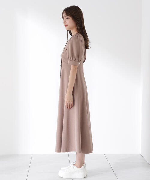 フロント釦スクエアネックワンピースⅡ / 1215140902