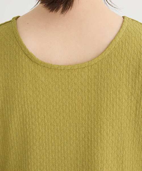 Petit fleur（プチフルール）の「・PetitFleur 2wayダイヤ柄プルオーバー（Tシャツ/カットソー・レディース・ブラック/アイボリー/グリーン/ブラウン・FREE）」の17枚目の写真