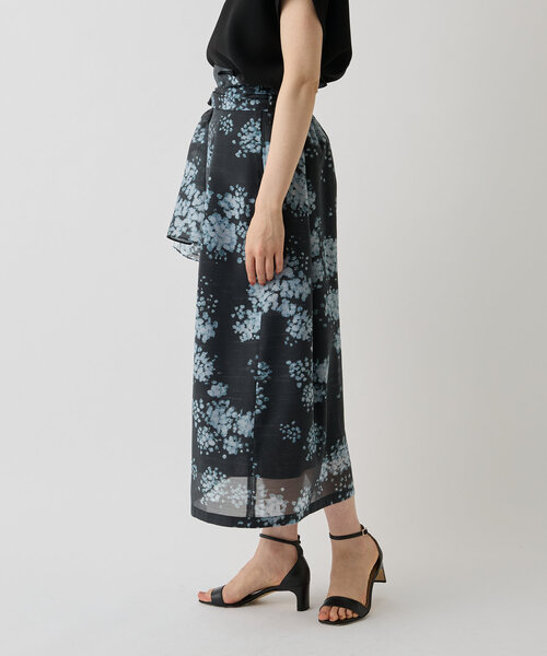 LIVETART(リヴェタート)の「夜道のアジサイ柄スカート(スカート・レディース・ダークグレー・FREE)」の14枚目の写真