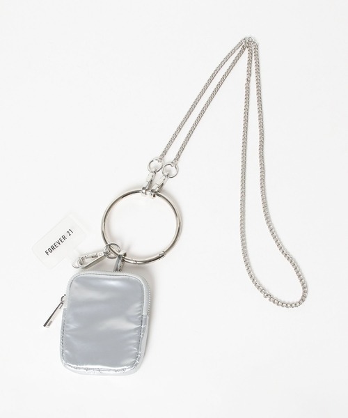 FOREVER 21（フォーエバー トゥエンティーワン）の「【2025SS】ポーチモバイルショルダー（スマホグッズ・レディース・シルバー/アニマル/ブラウン・FREE）」の5枚目の写真