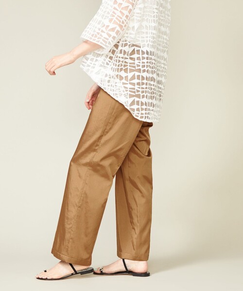 30代 ファッション 【CONTE】サテンカーゴパンツ サイズ: S 36