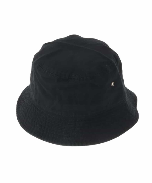 a.v.v(アーヴェヴェ)の「【NEW HATTAN】 ツイルバケットハット(ハット・メンズ・ブラック・46)」の1枚目の写真